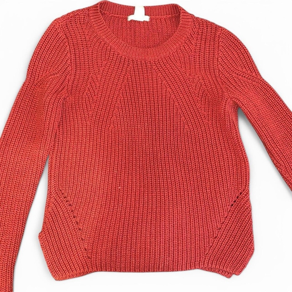 Women's H&M Burnt Red Long-Sleeve Sweater Size S